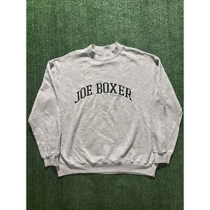 Vintage Joe Boxer Grey Pullover Sweatshirt Men's Size Medium Long Sleeve
